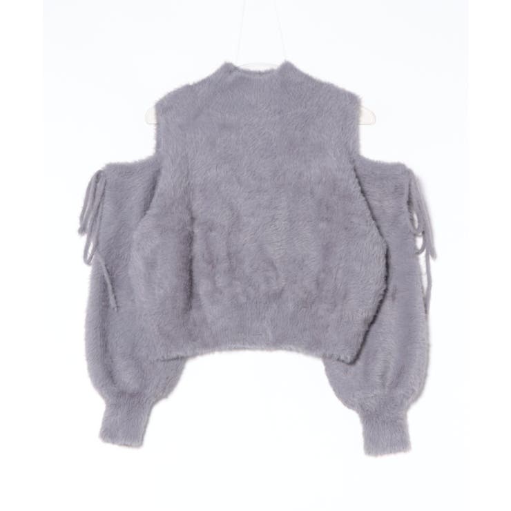 《肩あき×フェザーニット》レディース 長袖トップス ふわもこ フェミニン 秋冬 | GORGE  | 詳細画像24 