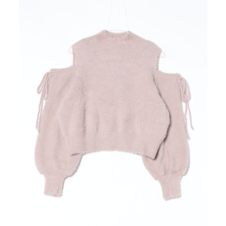 《肩あき×フェザーニット》レディース 長袖トップス ふわもこ フェミニン 秋冬 | GORGE  | 詳細画像25 