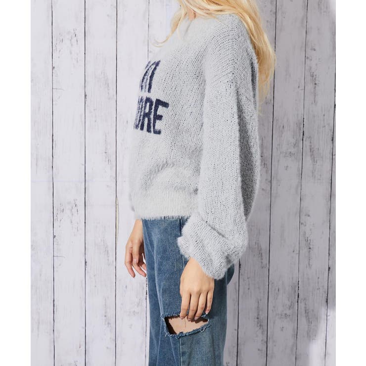 《ふわもこロゴ映え 》レディース フェザーニット | GORGE  | 詳細画像7 