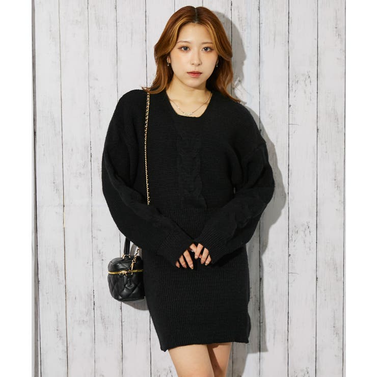 レディース ニット ミニワンピ | GORGE  | 詳細画像9