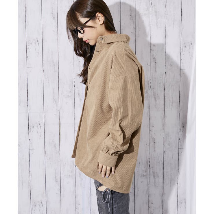 レディース コーデュロイ ビッグシャツ | GORGE  | 詳細画像3 