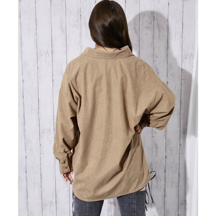 レディース コーデュロイ ビッグシャツ | GORGE  | 詳細画像4 