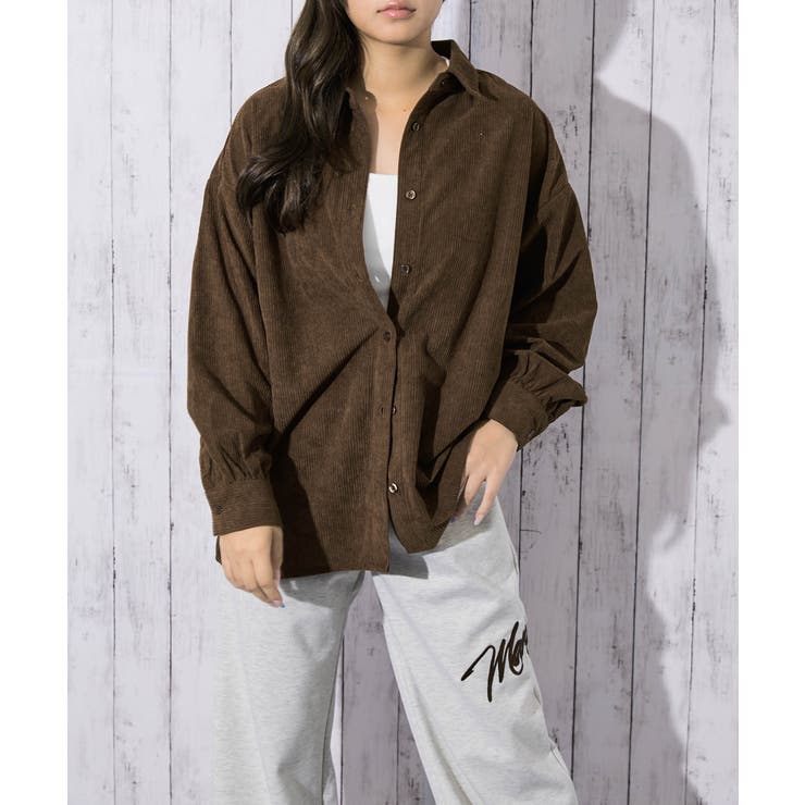 レディース コーデュロイ ビッグシャツ | GORGE  | 詳細画像5 