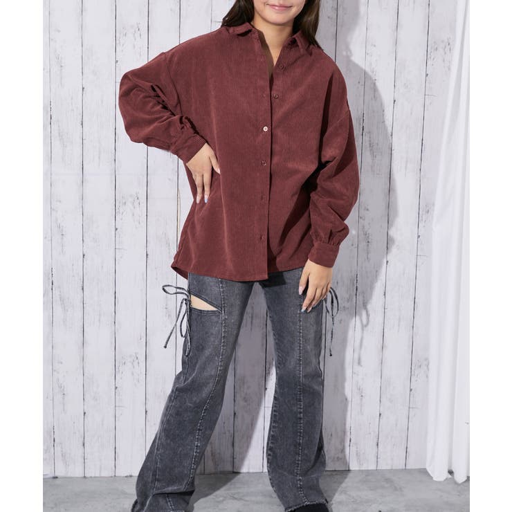 レディース コーデュロイ ビッグシャツ | GORGE  | 詳細画像14 