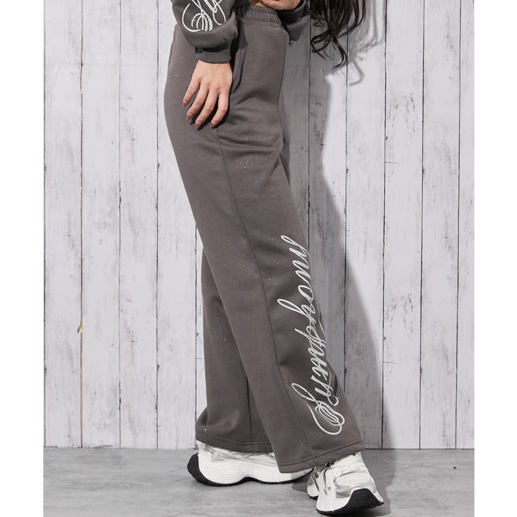 《筆記体ロゴ×裏起毛》セットアップ対応◎スウェットパンツ | GORGE  | 詳細画像13 