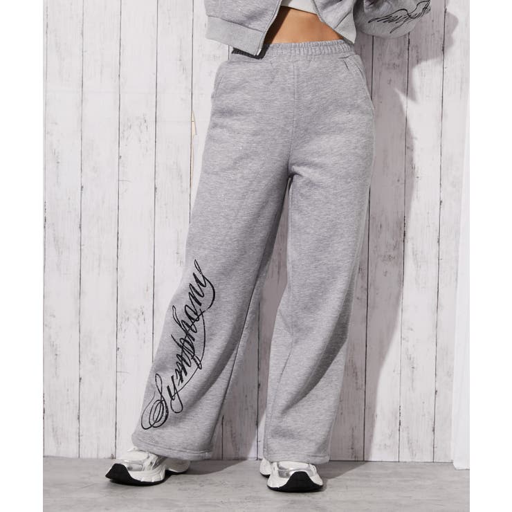 《筆記体ロゴ×裏起毛》セットアップ対応◎スウェットパンツ | GORGE  | 詳細画像6 