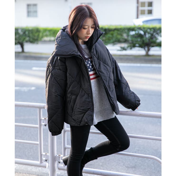 レディース 中綿ブルゾン 裾ドローコード付き | GORGE  | 詳細画像3 