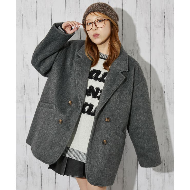 《ふんわりシャギー質感》レディース ハーフコート あったかアウター 秋冬 | GORGE  | 詳細画像10 