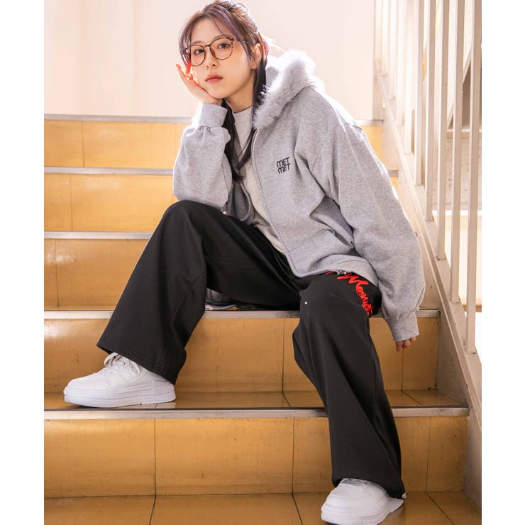 モクグレー | 《ファーフード×裏起毛》レディース ジップパーカー カジュアル 秋冬 | GORGE 