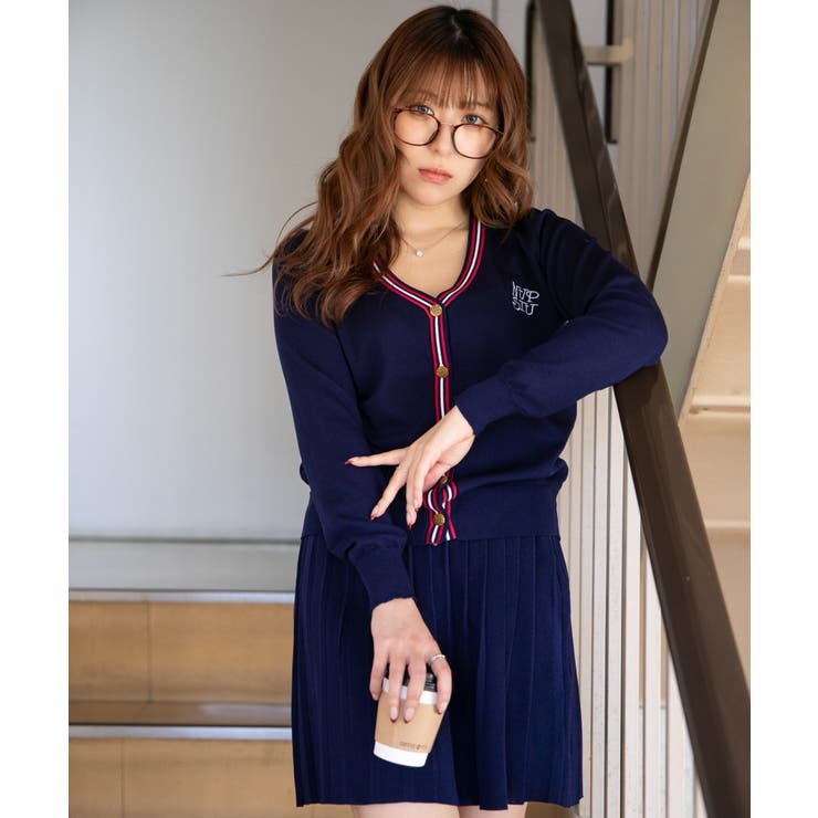 《配色ライン》ニットセットアップ／秋冬春／全３色 | GORGE  | 詳細画像1 