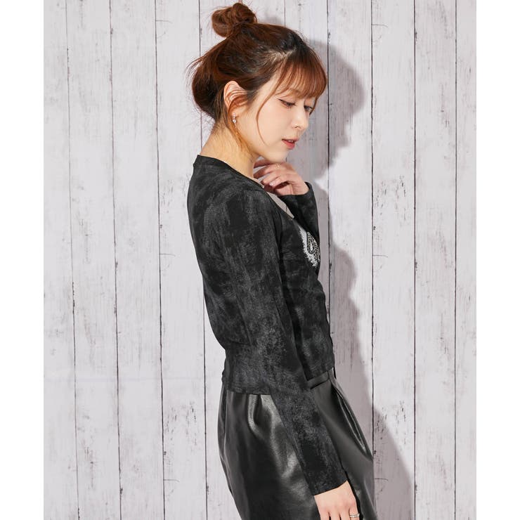 《ムラ染め×アシンメトリー》カットソー／秋冬春／全３色 | GORGE  | 詳細画像7 