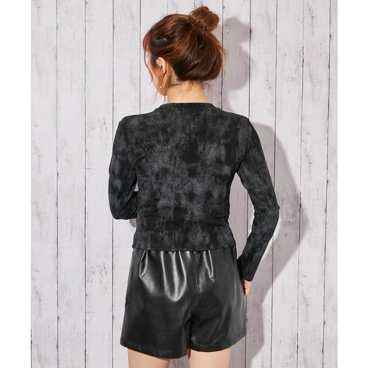 《ムラ染め×アシンメトリー》カットソー／秋冬春／全３色 | GORGE  | 詳細画像8 