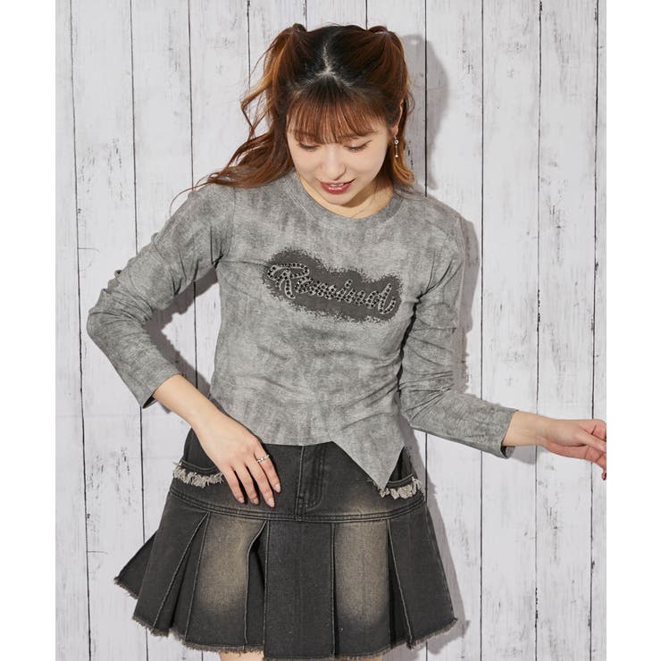 《ムラ染め×アシンメトリー》カットソー／秋冬春／全３色 | GORGE  | 詳細画像10 