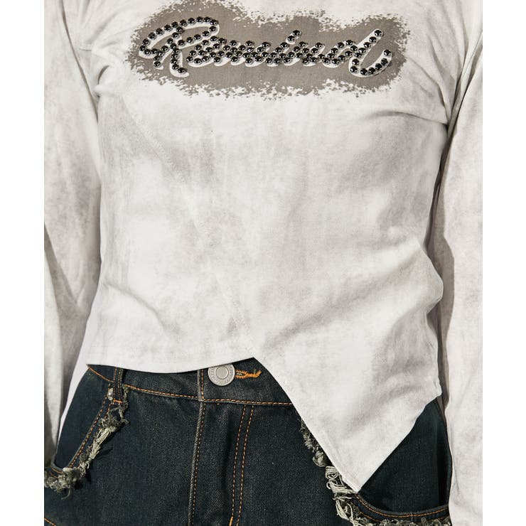 《ムラ染め×アシンメトリー》カットソー／秋冬春／全３色 | GORGE  | 詳細画像5 