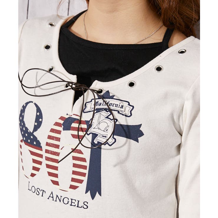 《ホルターネック・フラッグロゴ》カットソー／ストリート×Ｙ２Ｋ／春夏秋／全２色 | GORGE  | 詳細画像4 