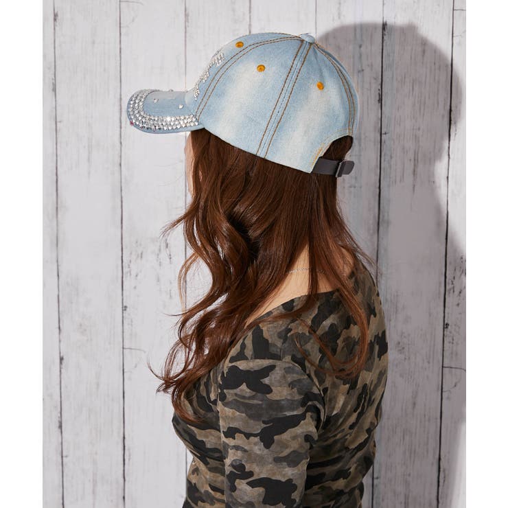 《デニム×ラインストーンロゴ》ビッグロゴキャップ／オールシーズン | GORGE  | 詳細画像8 