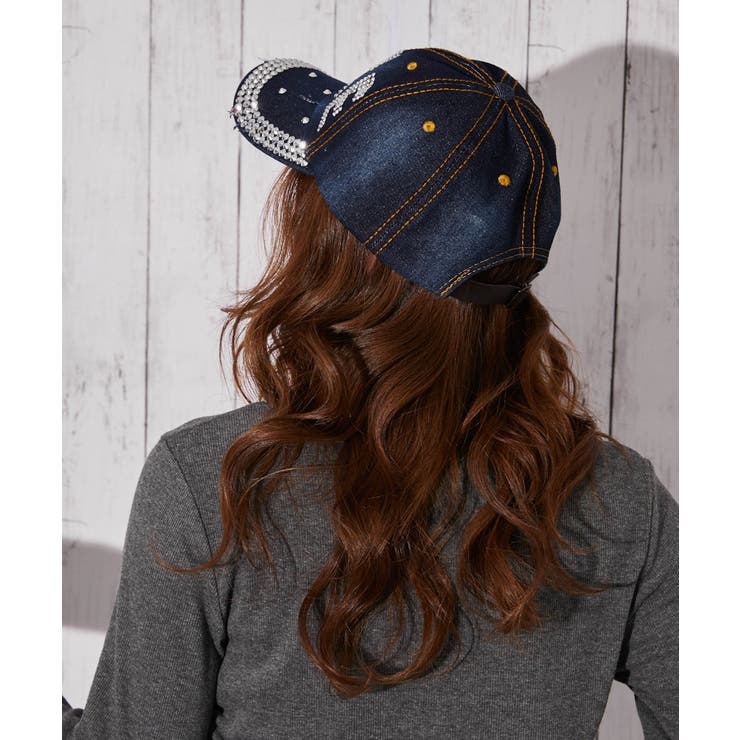 《デニム×ラインストーンロゴ》ビッグロゴキャップ／オールシーズン | GORGE  | 詳細画像14 