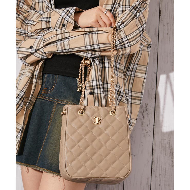 ベージュ | 《キルティング・２ＷＡＹ》ショルダーバッグ／フェミニン×カジュアル／全３色 | GORGE 