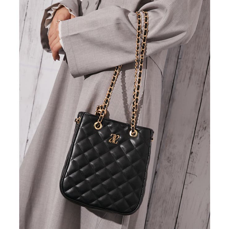 《キルティング・２ＷＡＹ》ショルダーバッグ／フェミニン×カジュアル／全３色 | GORGE  | 詳細画像1 