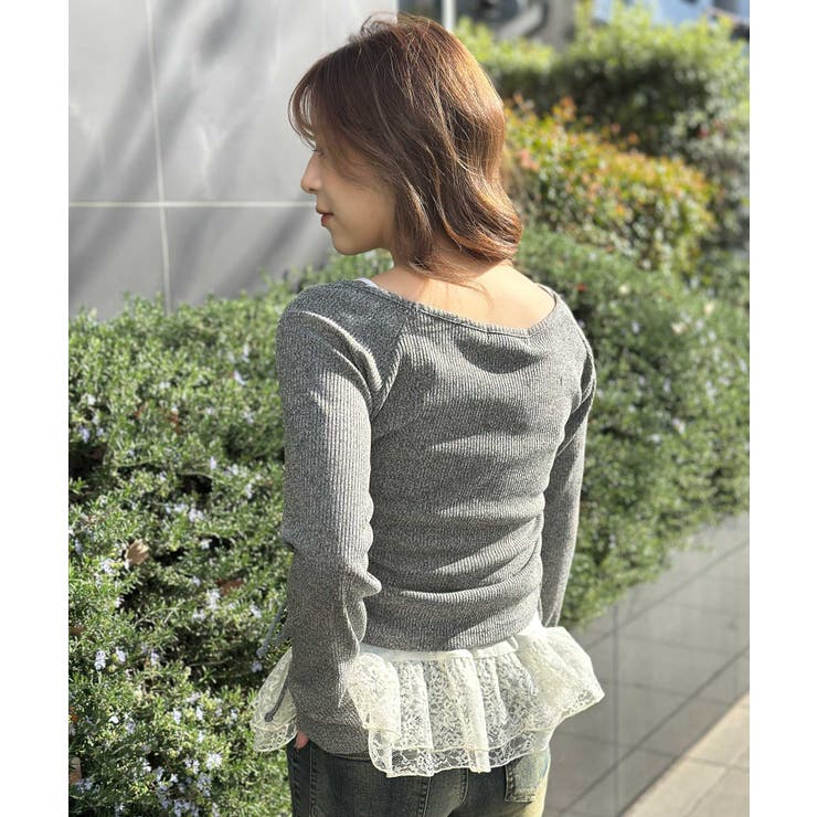 《リブ素材×キャミセット》アンサンブルリブトップス／秋冬春 | GORGE  | 詳細画像11 