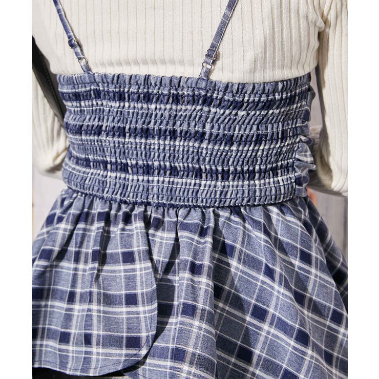 《チェック柄×リボンデザイン》キャミソール／春夏／全３色 | GORGE  | 詳細画像6 