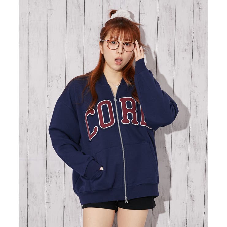 《ツイル刺繍 タタキ付け》パーカー／カジュアル×ストリート／春秋／全３色 | GORGE  | 詳細画像1 