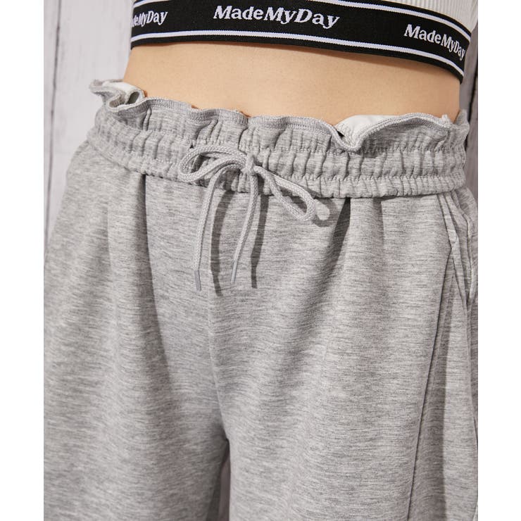 《ダンボール カーブシルエット》スウェットパンツ／カジュアル／春秋冬／全３色 | GORGE  | 詳細画像7 