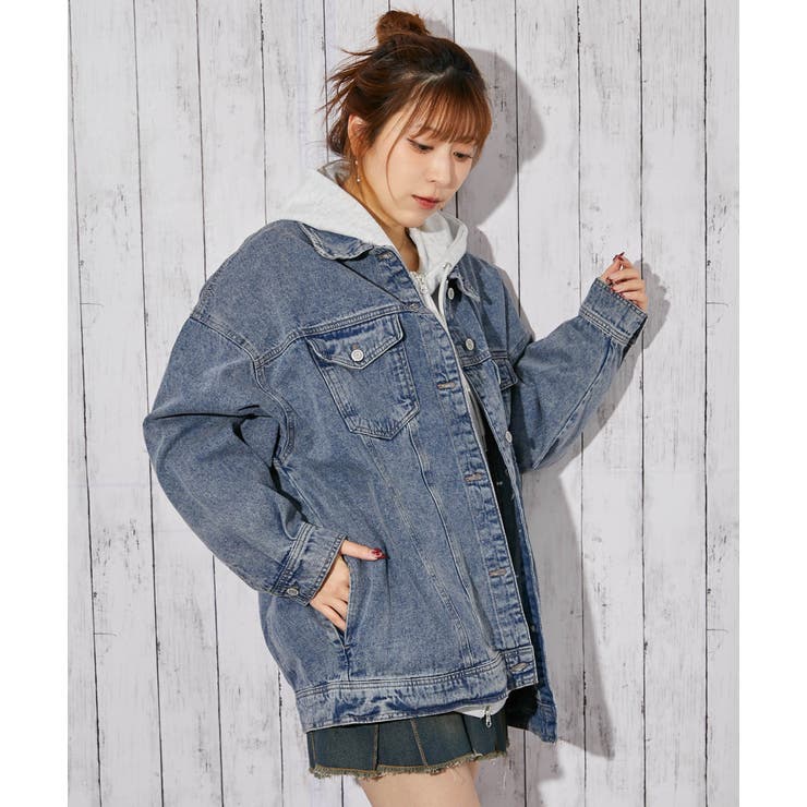 ブルー | デニムジャケット／オールシーズン／ＢＩＧシルエット／全３色 | GORGE 