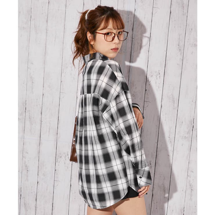 《インナー付き 綿シアーチェック》シャツ カジュアル×ナチュラル | GORGE  | 詳細画像6 