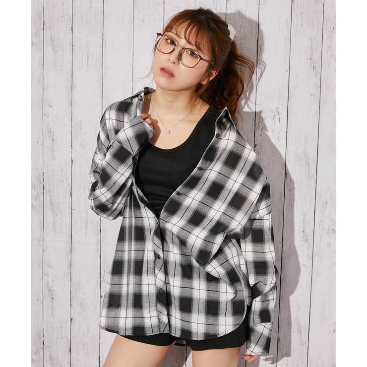 《インナー付き 綿シアーチェック》シャツ カジュアル×ナチュラル | GORGE  | 詳細画像7 