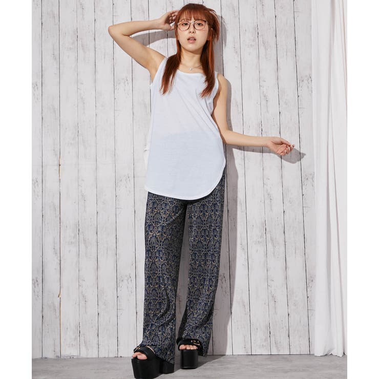 《プリーツ イージー》柄ワイドパンツ／モードカジュアル／オールシーズン／全５色 | GORGE  | 詳細画像5 