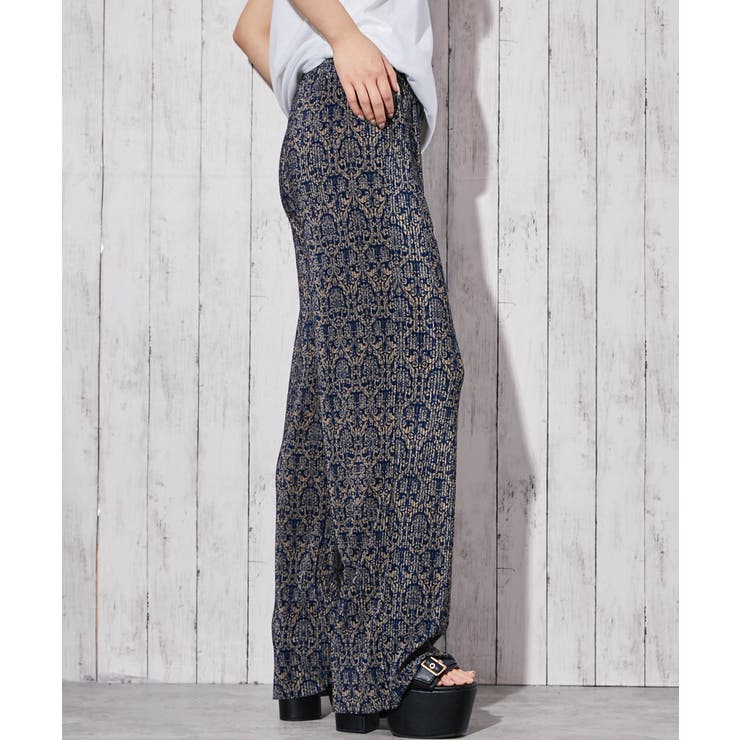 《プリーツ イージー》柄ワイドパンツ／モードカジュアル／オールシーズン／全５色 | GORGE  | 詳細画像7 