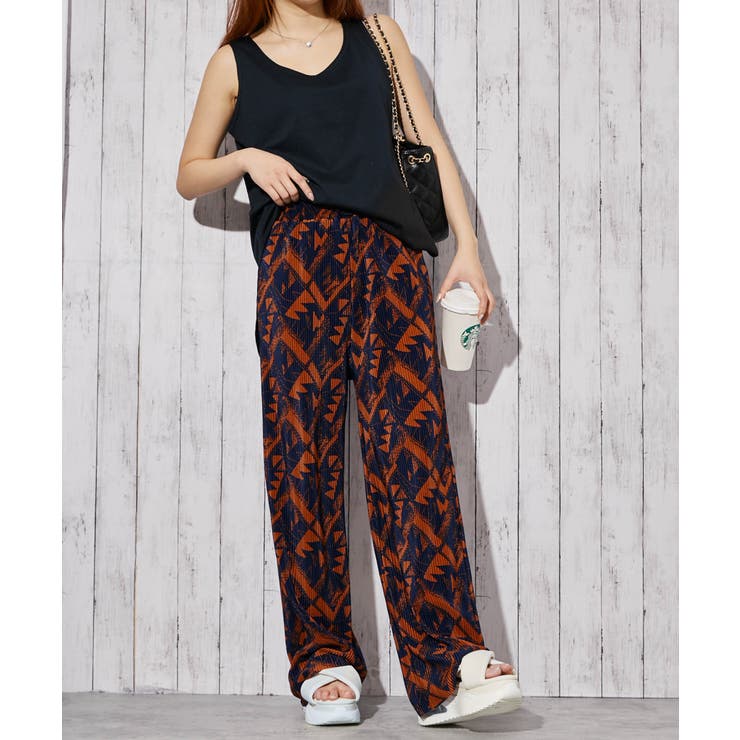 《プリーツ イージー》柄ワイドパンツ／モードカジュアル／オールシーズン／全５色 | GORGE  | 詳細画像13 