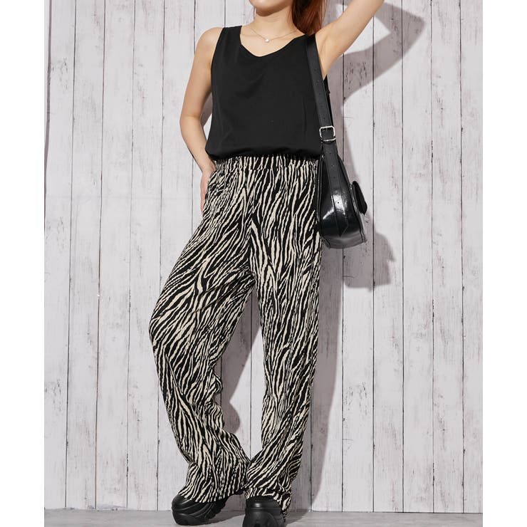 《プリーツ イージー》柄ワイドパンツ／モードカジュアル／オールシーズン／全５色 | GORGE  | 詳細画像18 