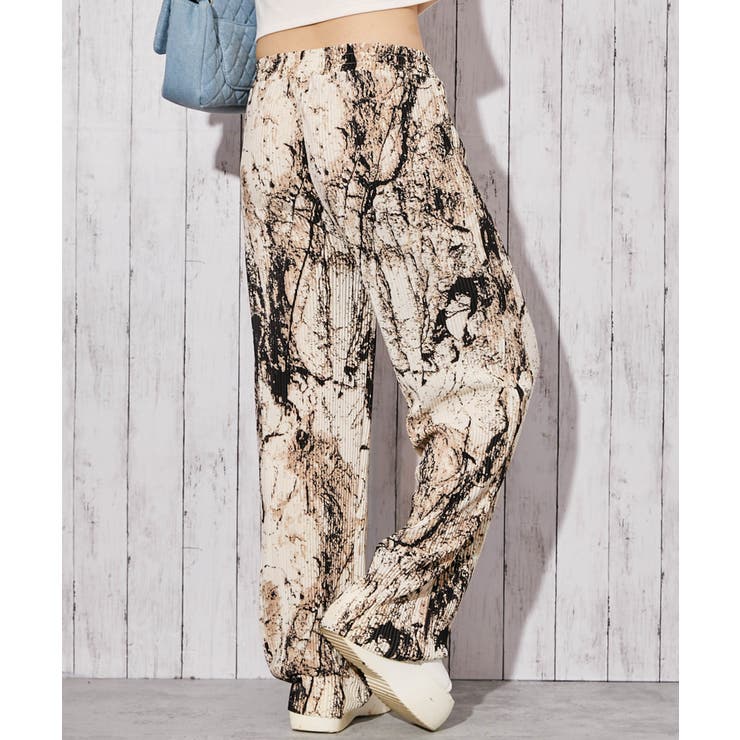 《プリーツ イージー》柄ワイドパンツ／モードカジュアル／オールシーズン／全５色 | GORGE  | 詳細画像3 