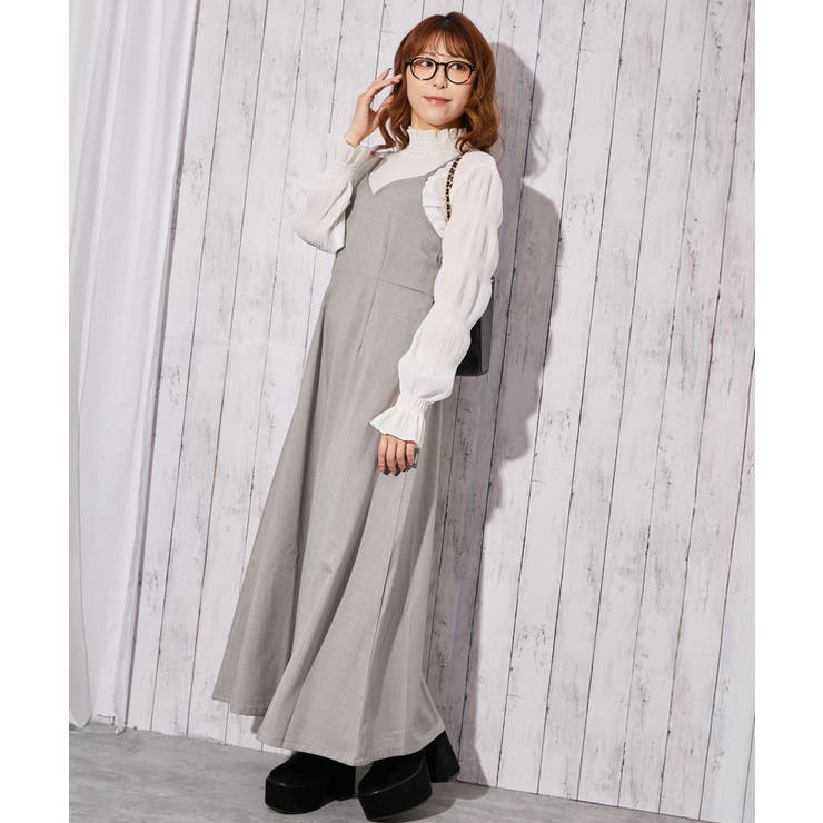 《麻調 ワンピース＆ショートジャケット》セットアップ キレイめ×フェミニン | GORGE  | 詳細画像10 