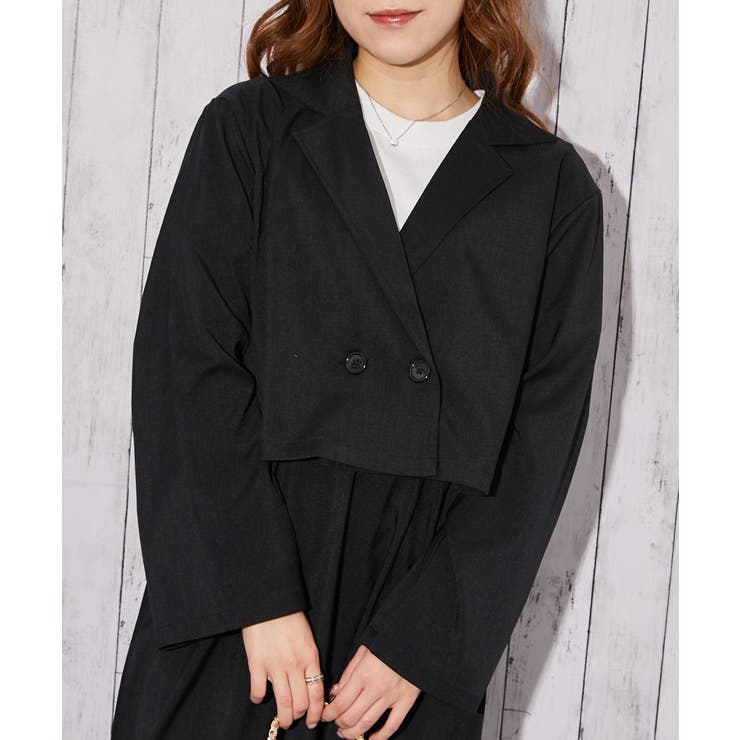 《麻調 ワンピース＆ショートジャケット》セットアップ キレイめ×フェミニン | GORGE  | 詳細画像22 