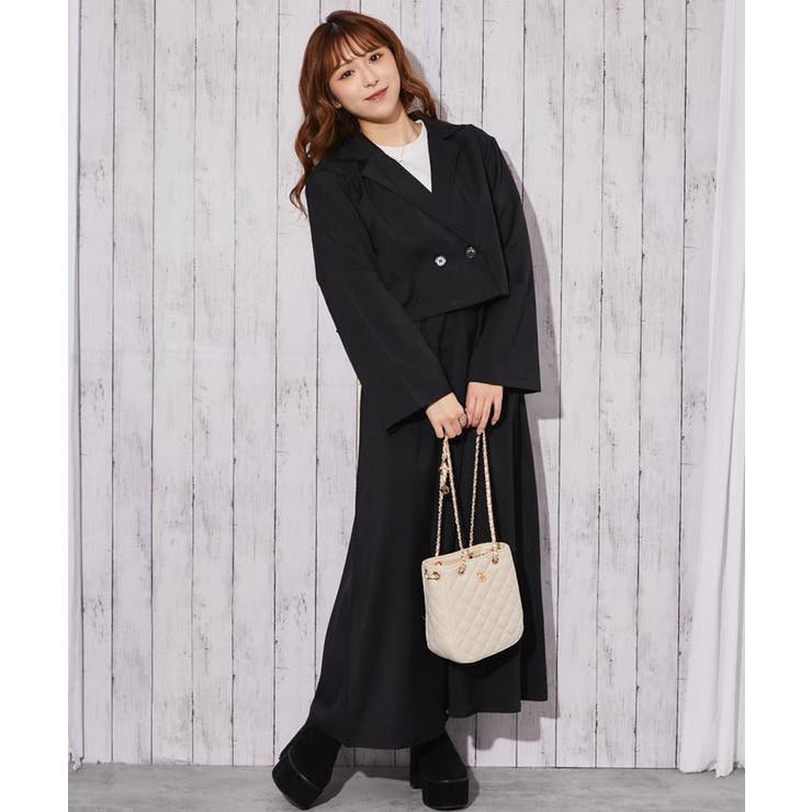 《麻調 ワンピース＆ショートジャケット》セットアップ キレイめ×フェミニン | GORGE  | 詳細画像24 