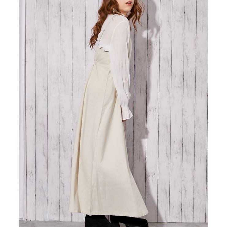 《麻調 ワンピース＆ショートジャケット》セットアップ キレイめ×フェミニン | GORGE  | 詳細画像3 