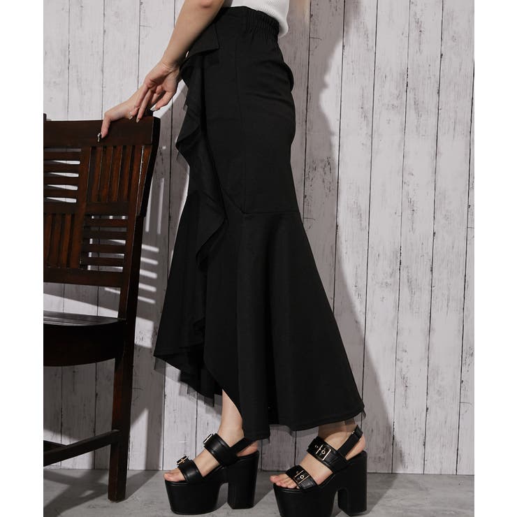 《ラッフルフリル》ロングスカート／フェミニン／春夏秋／全２色 | GORGE  | 詳細画像10 