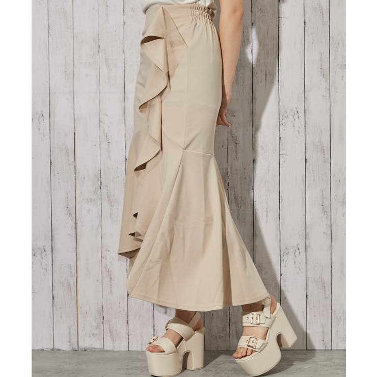 《ラッフルフリル》ロングスカート／フェミニン／春夏秋／全２色 | GORGE  | 詳細画像3 