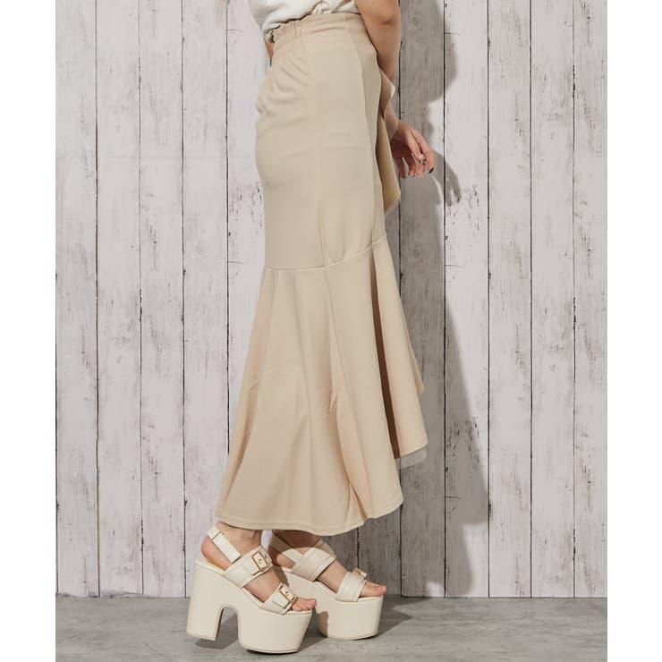 《ラッフルフリル》ロングスカート／フェミニン／春夏秋／全２色 | GORGE  | 詳細画像4 