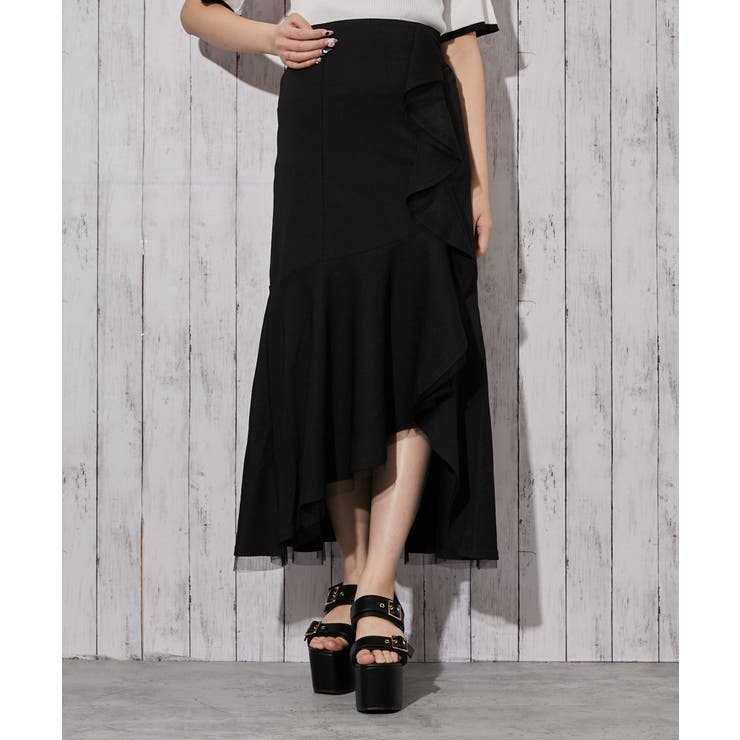 《ラッフルフリル》ロングスカート／フェミニン／春夏秋／全２色 | GORGE  | 詳細画像7 