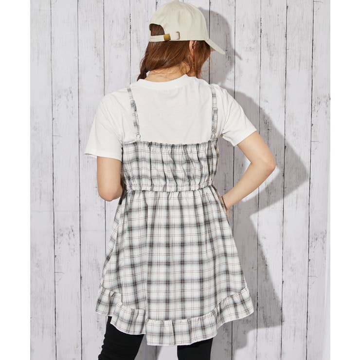 《チェック柄×ドロスト仕様》キャミソール／春夏／２色 | GORGE  | 詳細画像9 