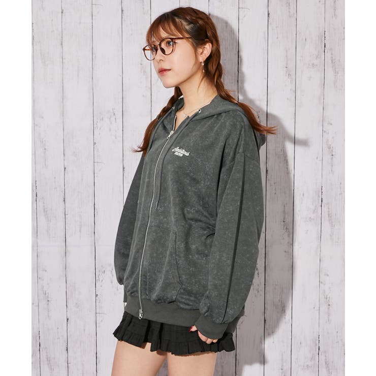 《ラビットモチーフ×バックデザイン》裏毛ＺＩＰパーカー／秋冬春／全３色 | GORGE  | 詳細画像3 