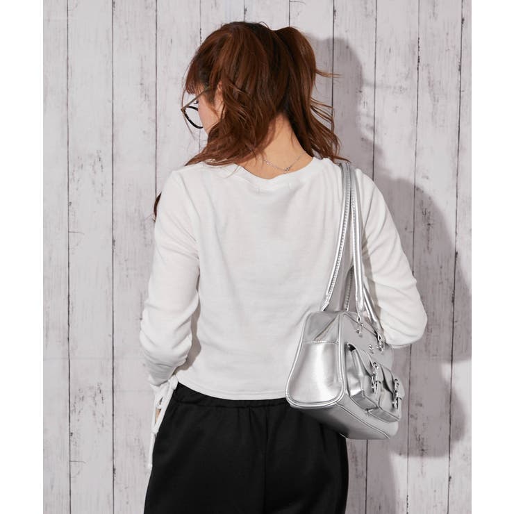 《シリコンロゴ×ドロストデザイン》リブテレコトップス／秋冬春 | GORGE  | 詳細画像11 