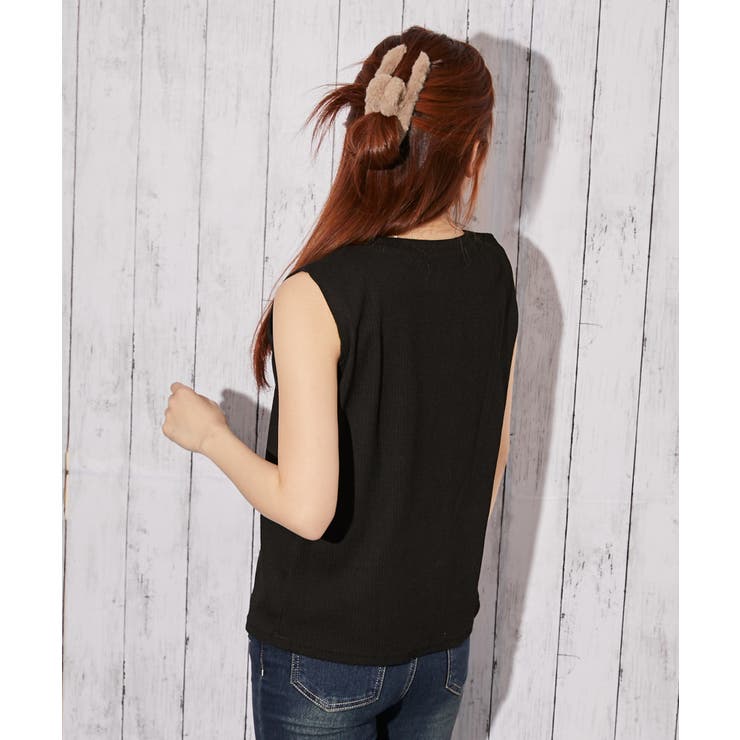 《リブ ベーシック》タンクトップ／カジュアル／オールシーズン／全５色 | GORGE  | 詳細画像8 