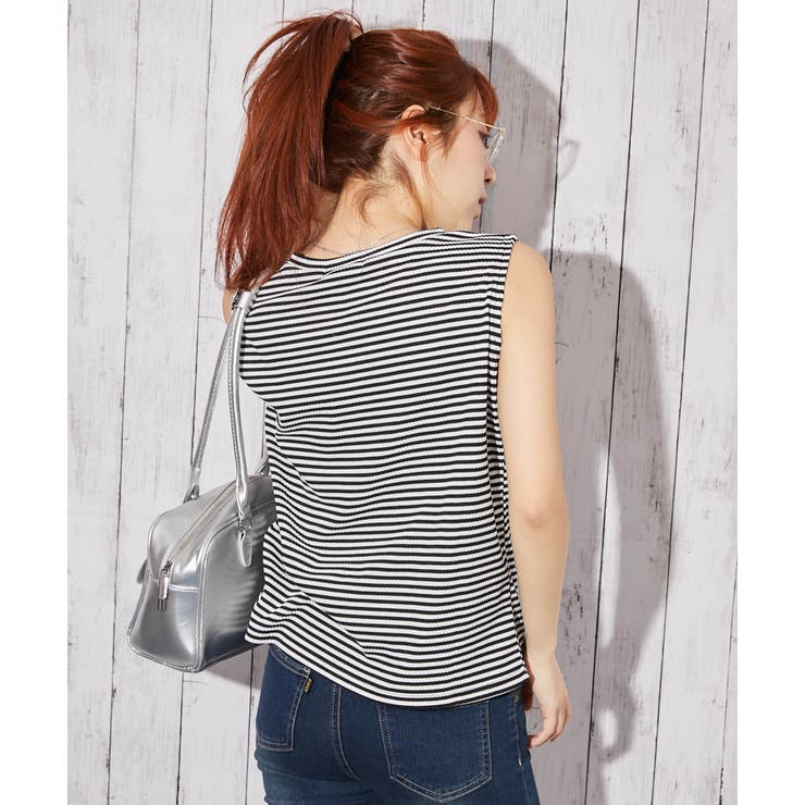 《リブ ベーシック》タンクトップ／カジュアル／オールシーズン／全５色 | GORGE  | 詳細画像13 