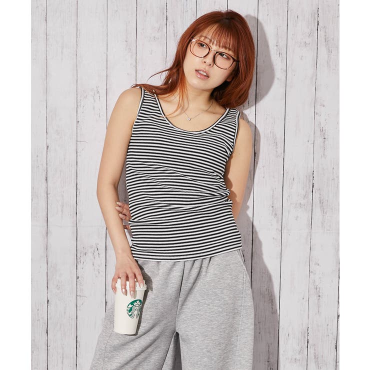 《リブ ラウンドネック》タンクトップ／カジュアル／オールシーズン／全６色 | GORGE  | 詳細画像23 