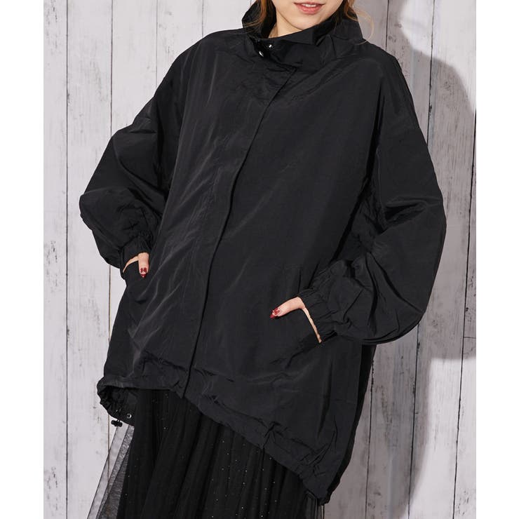 ブラック | 《スタンドカラー》モンスターコート／秋冬／全３色 | GORGE 